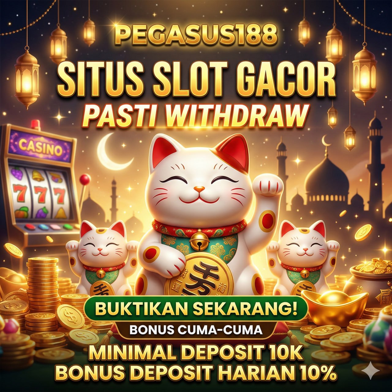 PEGASUS188 ⚡️Situs Slot 5K Terbaik & Link Pasti Gacor Paling Mantap Hari Ini